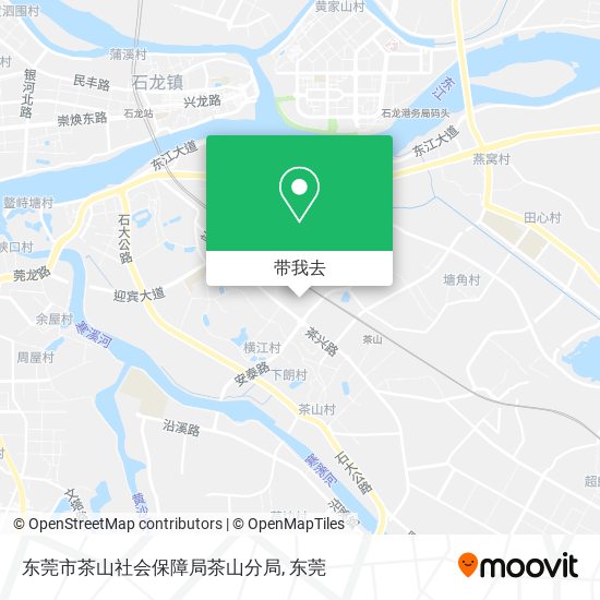 东莞市茶山社会保障局茶山分局地图