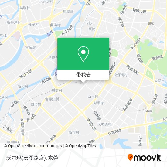 沃尔玛(宏图路店)地图