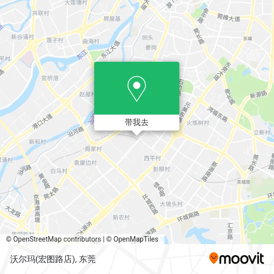 沃尔玛(宏图路店)地图