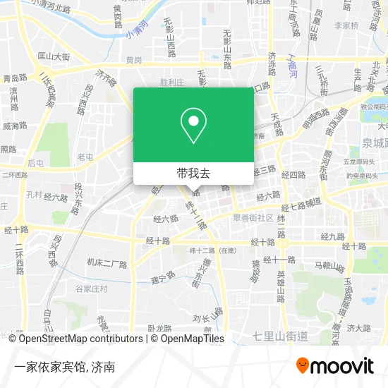 一家依家宾馆地图