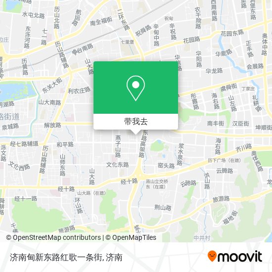 济南甸新东路红歌一条街地图