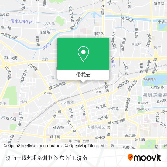 济南一线艺术培训中心-东南门地图