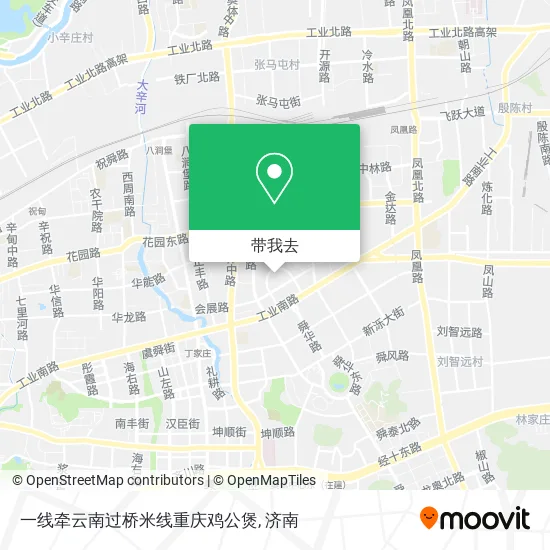一线牵云南过桥米线重庆鸡公煲地图