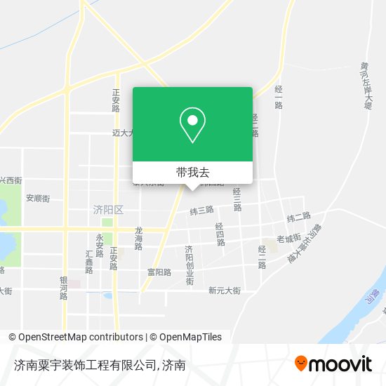 济南粟宇装饰工程有限公司地图