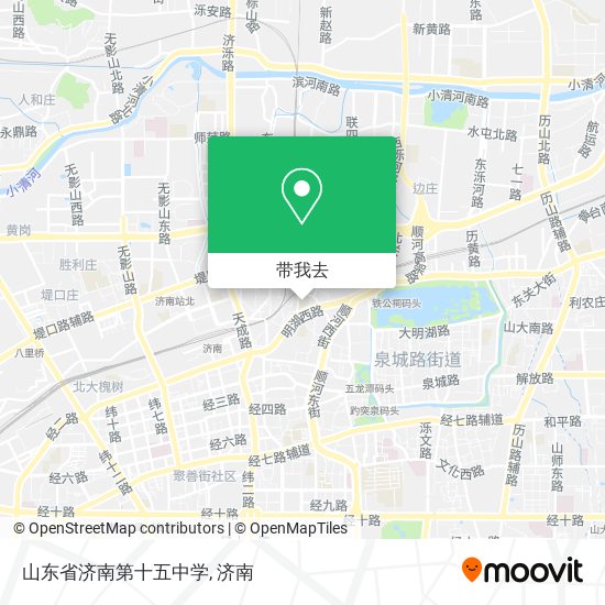 山东省济南第十五中学地图