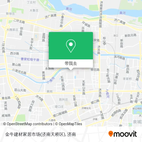 金牛建材家居市场(济南天桥区)地图