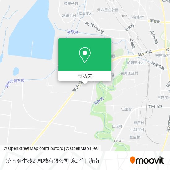 济南金牛砖瓦机械有限公司-东北门地图