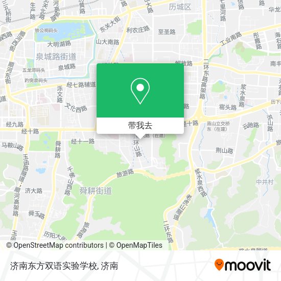 济南东方双语实验学校地图
