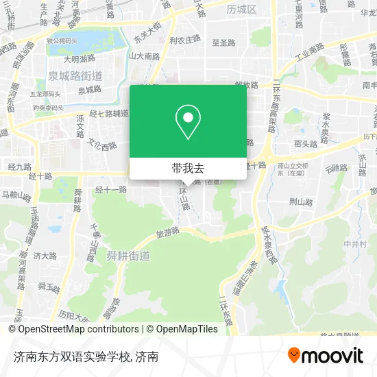 济南东方双语实验学校地图