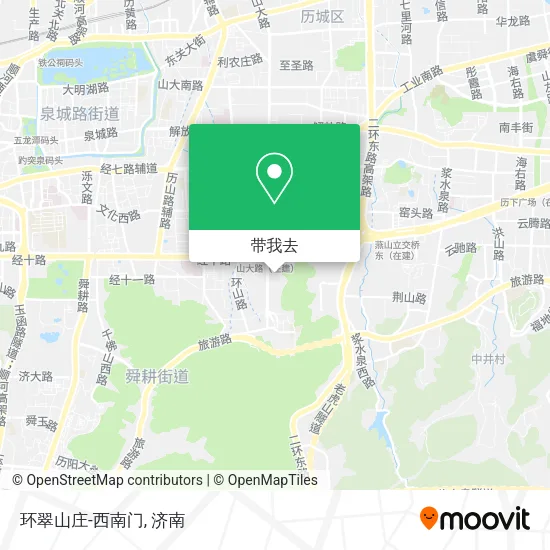 环翠山庄-西南门地图