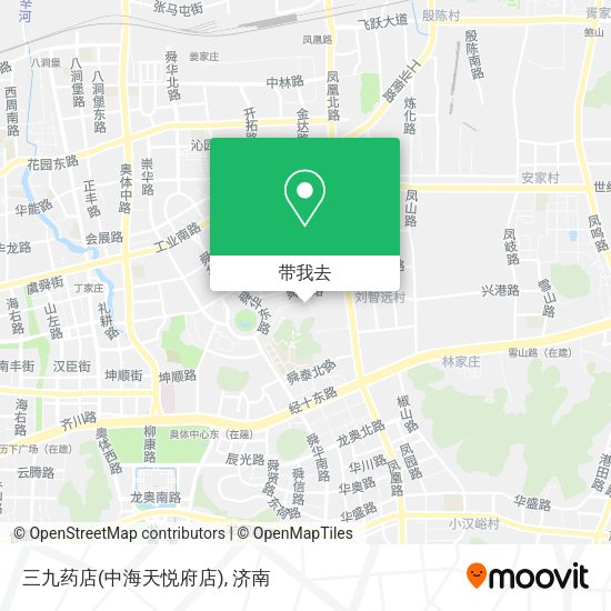 三九药店(中海天悦府店)地图
