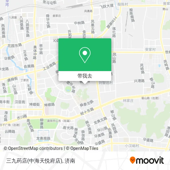 三九药店(中海天悦府店)地图