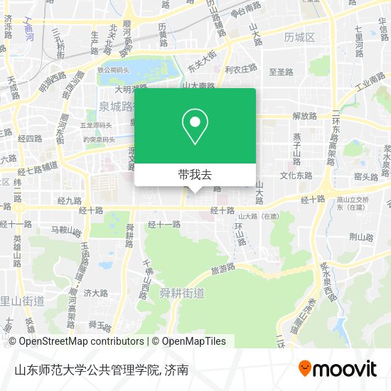 山东师范大学公共管理学院地图