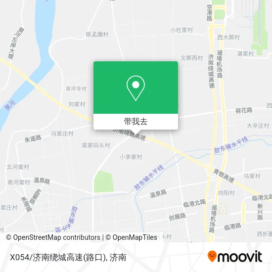 X054/济南绕城高速(路口)地图