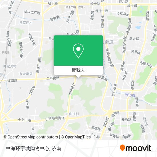 中海环宇城购物中心地图