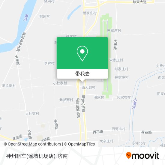 神州租车(遥墙机场店)地图