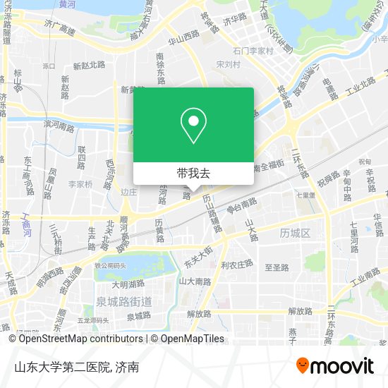 山东大学第二医院地图