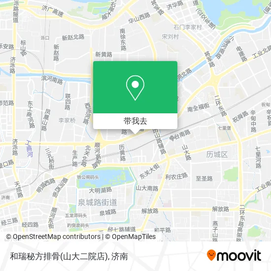 和瑞秘方排骨(山大二院店)地图