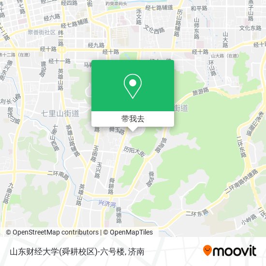 山东财经大学(舜耕校区)-六号楼地图