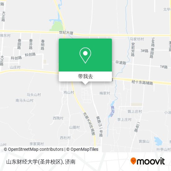 山东财经大学(圣井校区)地图