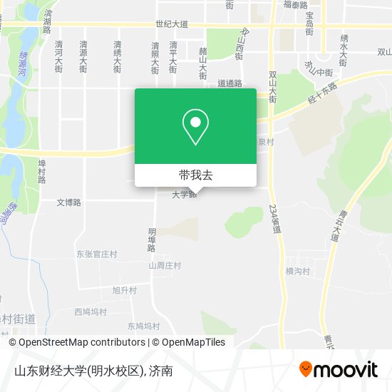 山东财经大学(明水校区)地图