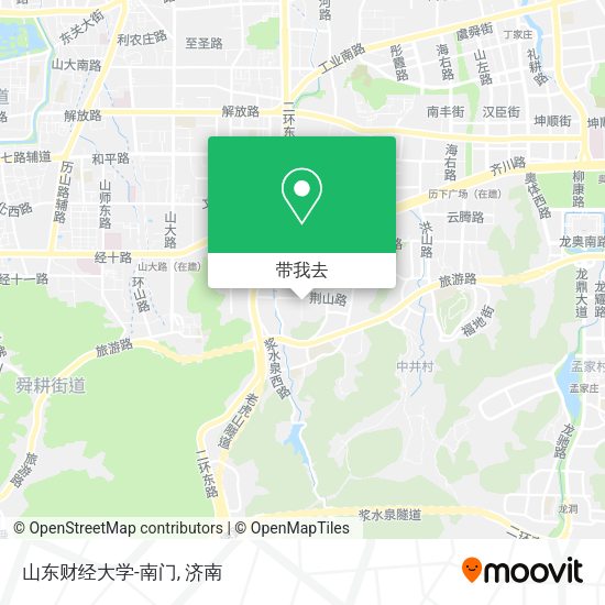 山东财经大学-南门地图