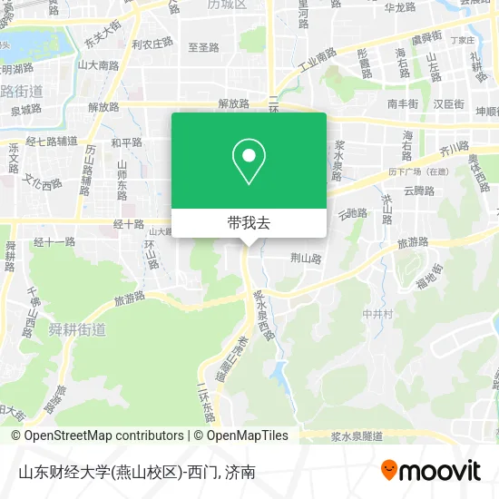 山东财经大学(燕山校区)-西门地图