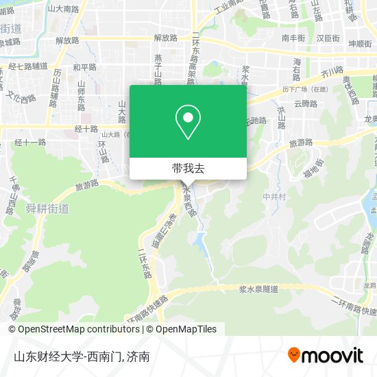 山东财经大学-西南门地图
