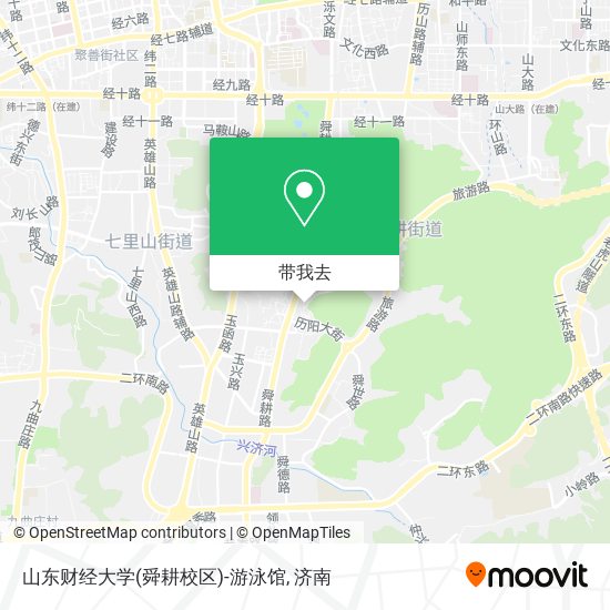 山东财经大学(舜耕校区)-游泳馆地图