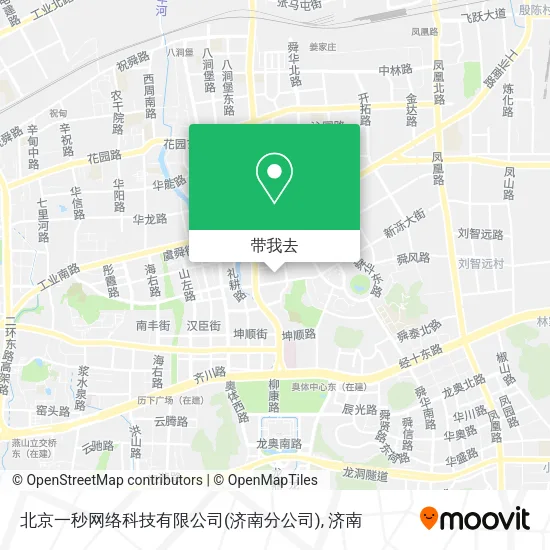 北京一秒网络科技有限公司(济南分公司)地图