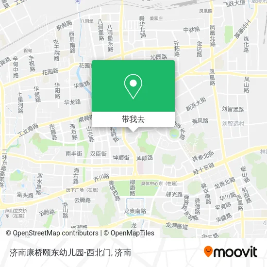 济南康桥颐东幼儿园-西北门地图