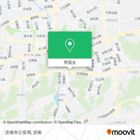 济南市公安局地图