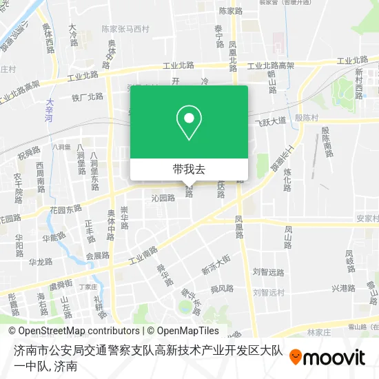 济南市公安局交通警察支队高新技术产业开发区大队一中队地图