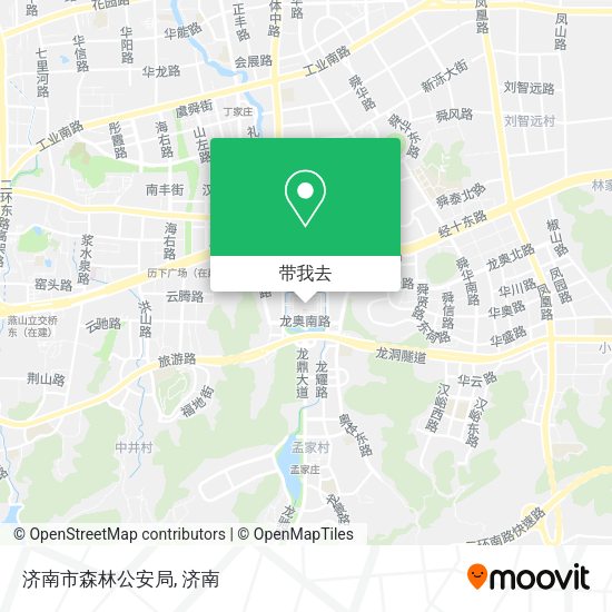 济南市森林公安局地图