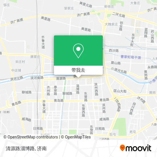 清源路淄博路地图