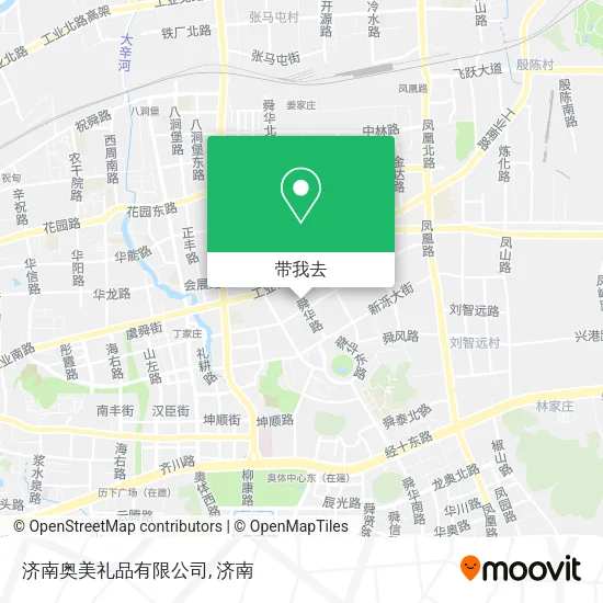 济南奥美礼品有限公司地图