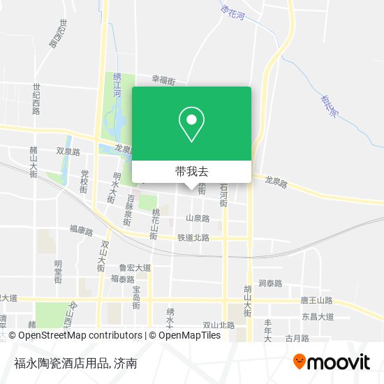 福永陶瓷酒店用品地图