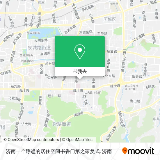 济南一个静谧的居住空间书香门第之家复式地图