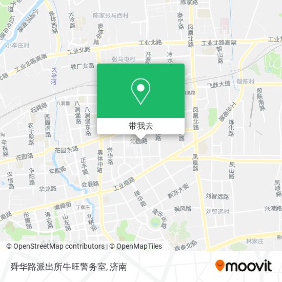 舜华路派出所牛旺警务室地图