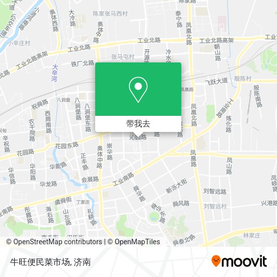 牛旺便民菜市场地图