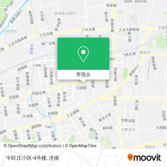 牛旺庄小区-4号楼地图