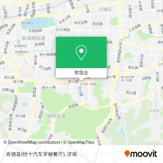 肯德基(经十汽车穿梭餐厅)地图