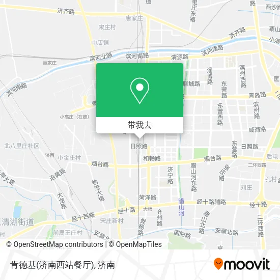 肯德基(济南西站餐厅)地图