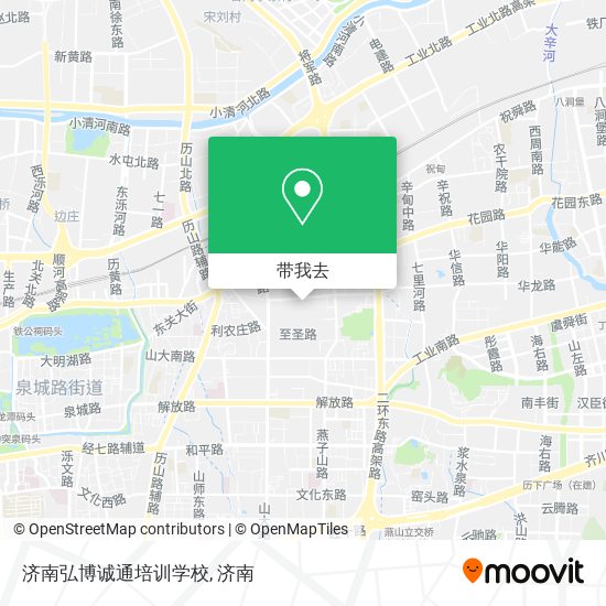 济南弘博诚通培训学校地图