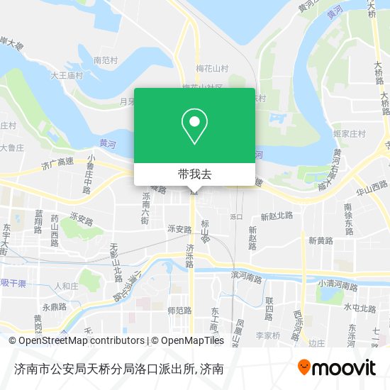 济南市公安局天桥分局洛口派出所地图