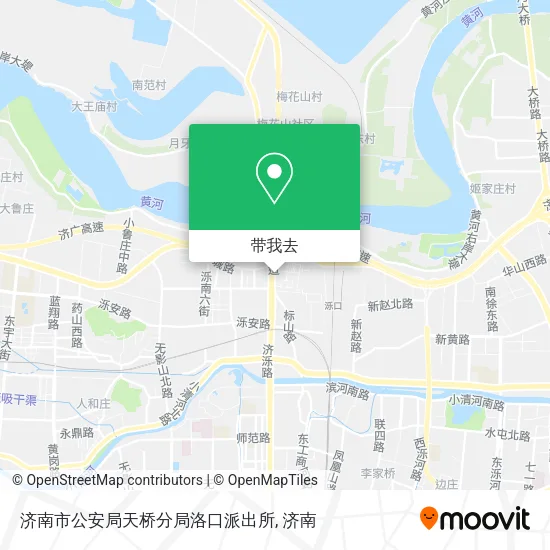 济南市公安局天桥分局洛口派出所地图