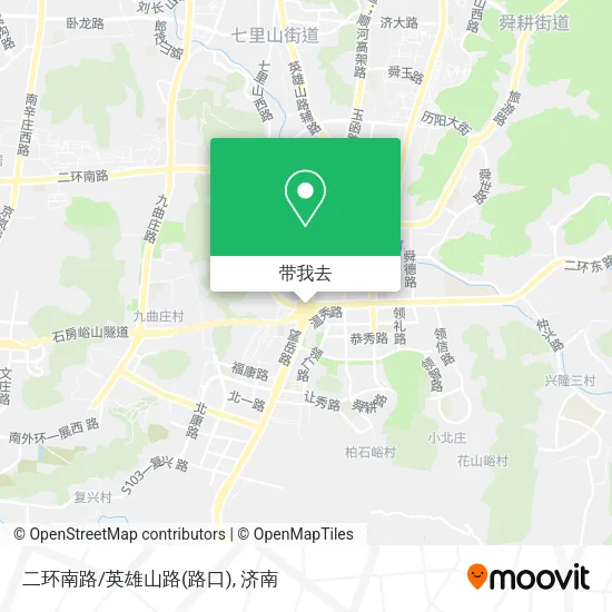 二环南路/英雄山路(路口)地图