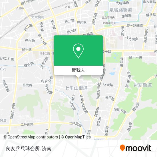 良友乒乓球会所地图