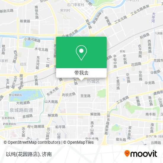 以纯(花园路店)地图