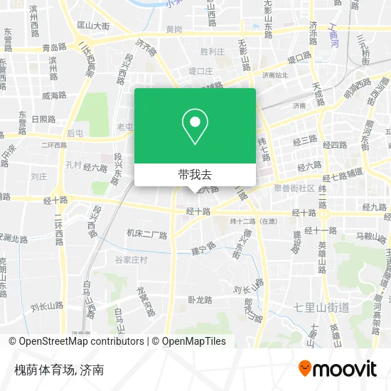 槐荫体育场地图